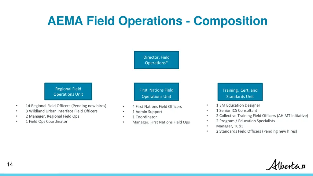 aema field operations composition