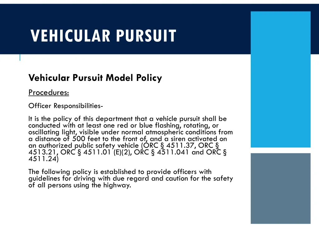 vehicular pursuit 12