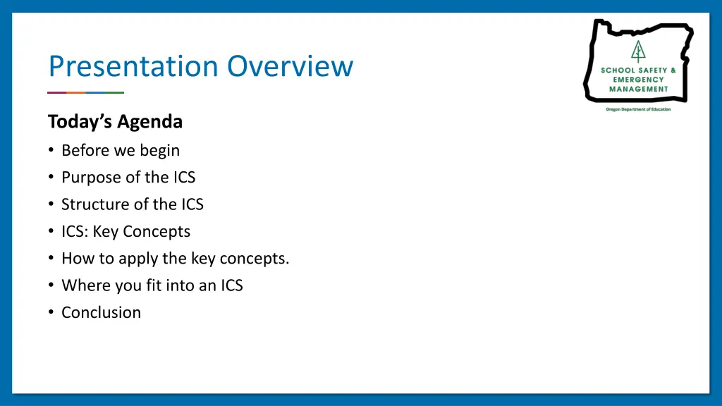 presentation overview