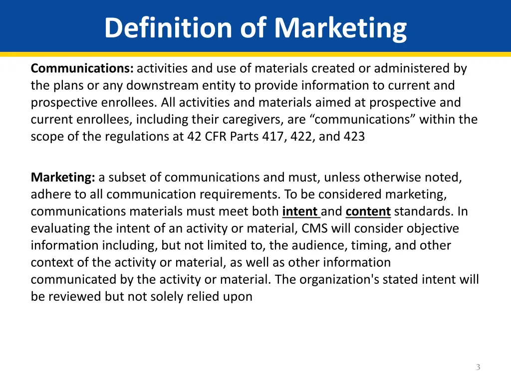 definition of marketing