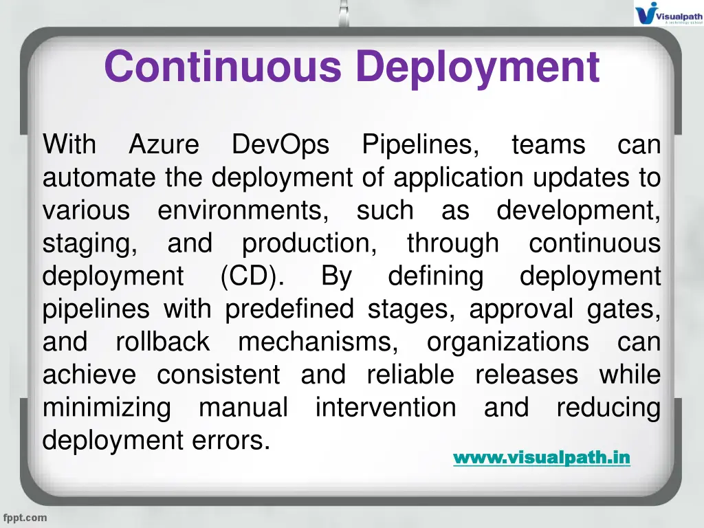 continuous deployment