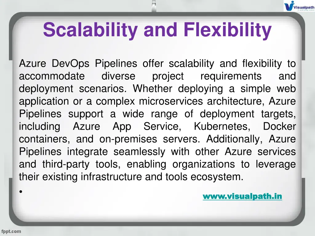 scalability and flexibility