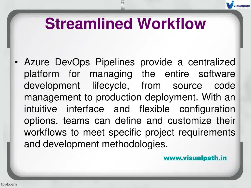 streamlined workflow