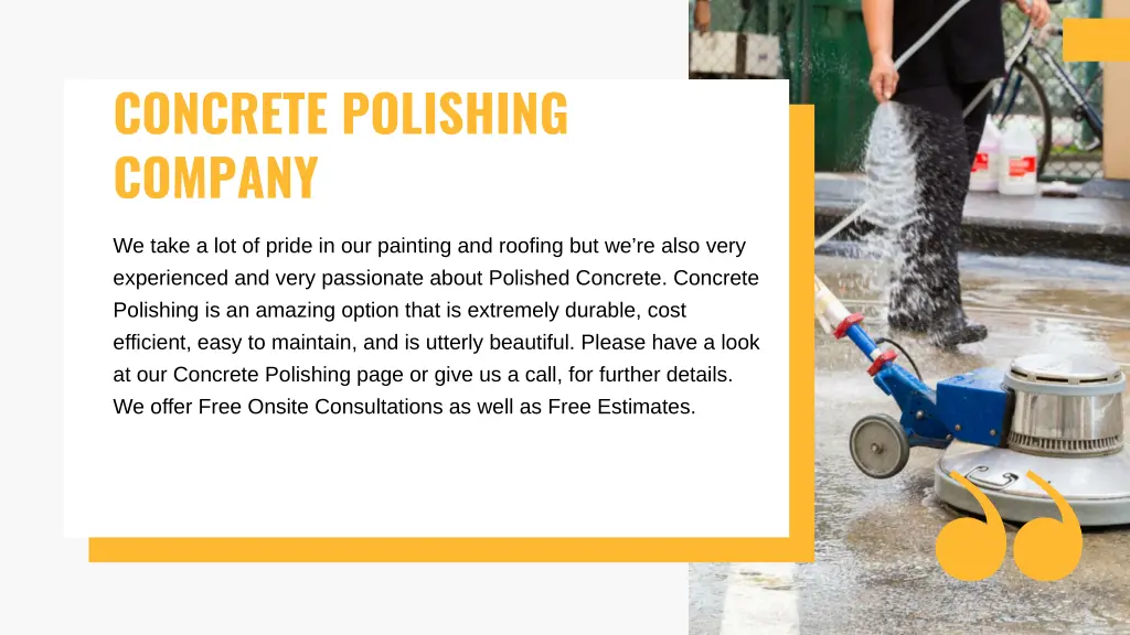 concrete polishing company