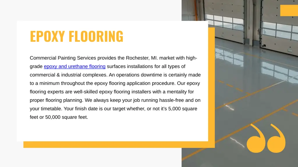 epoxy flooring