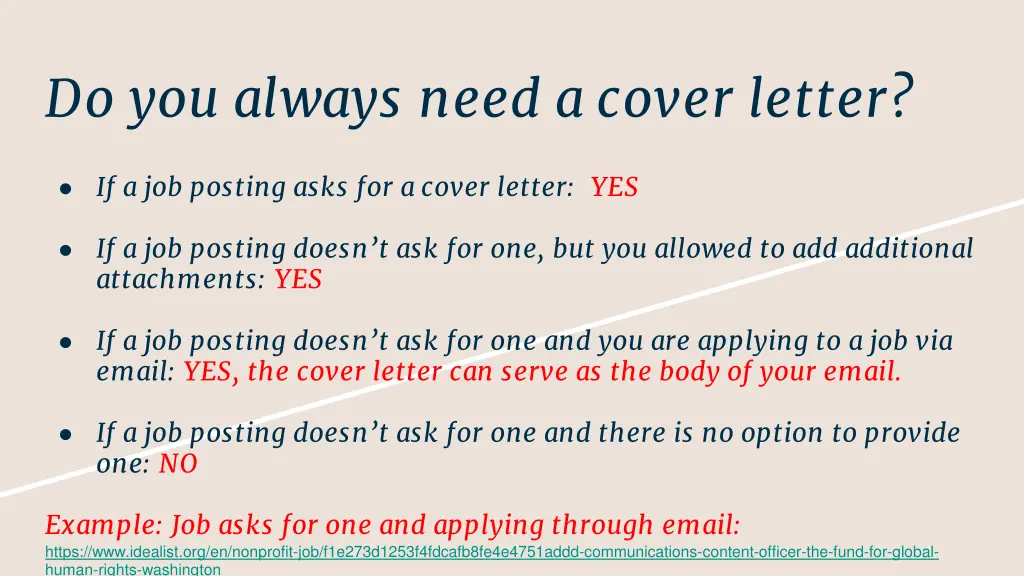 do you always need a cover letter