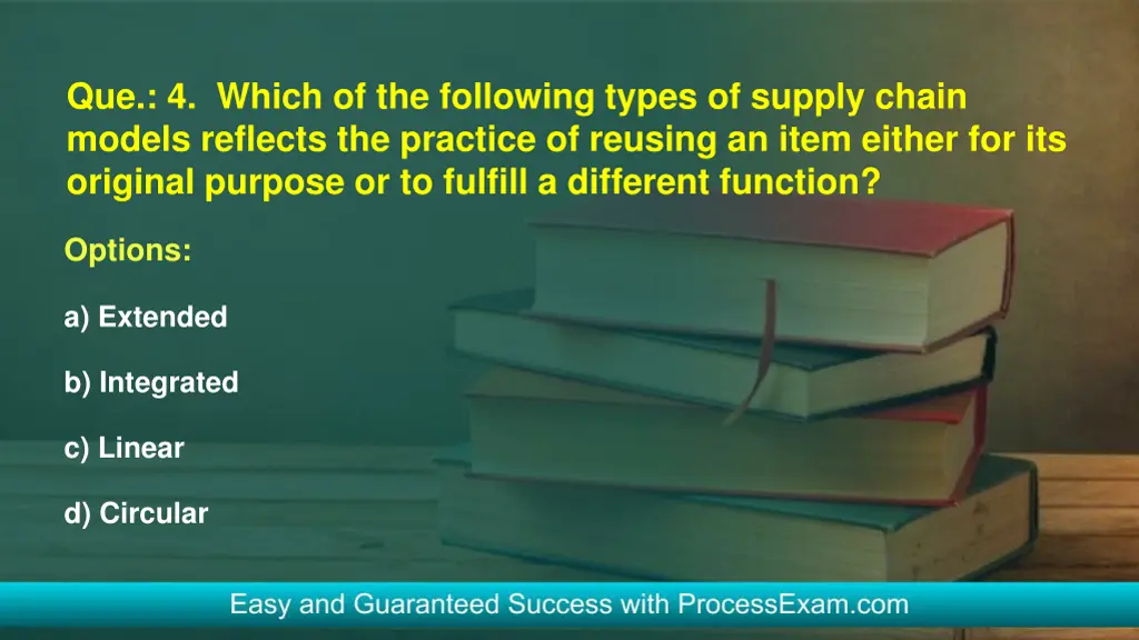 que 4 which of the following types of supply