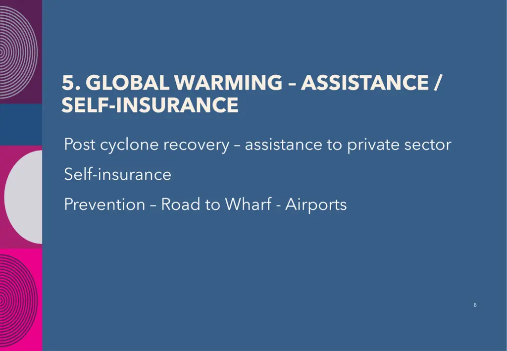 5 global warming assistance self insurance