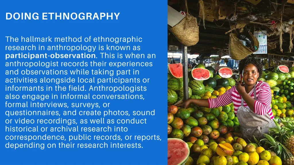 doing ethnography