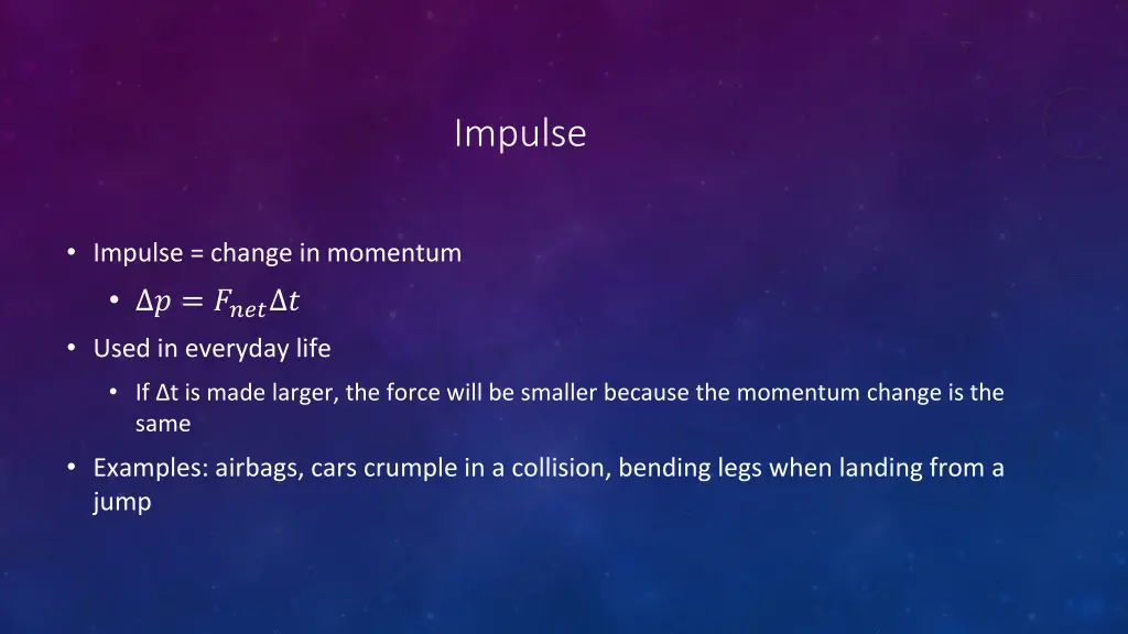 impulse