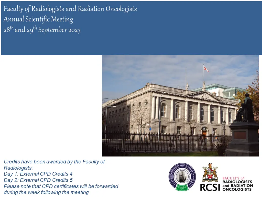 faculty of radiologists and radiation oncologists