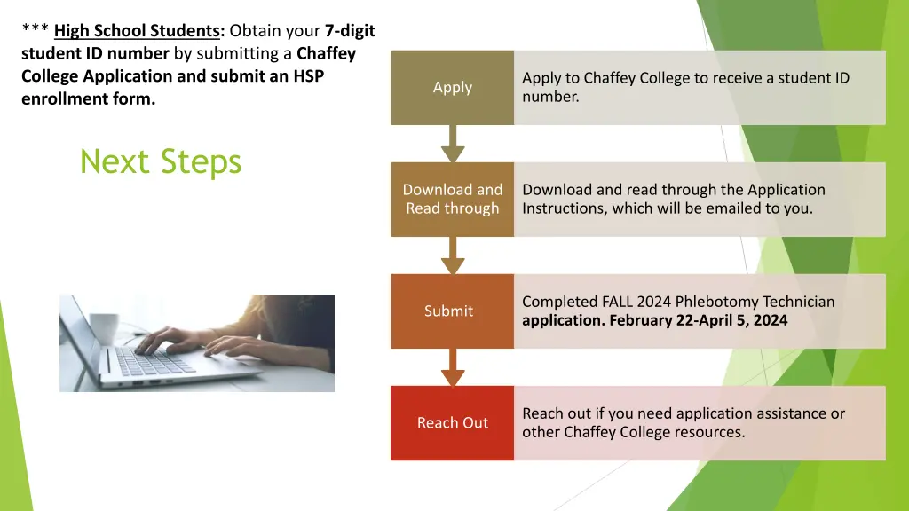 high school students obtain your 7 digit student