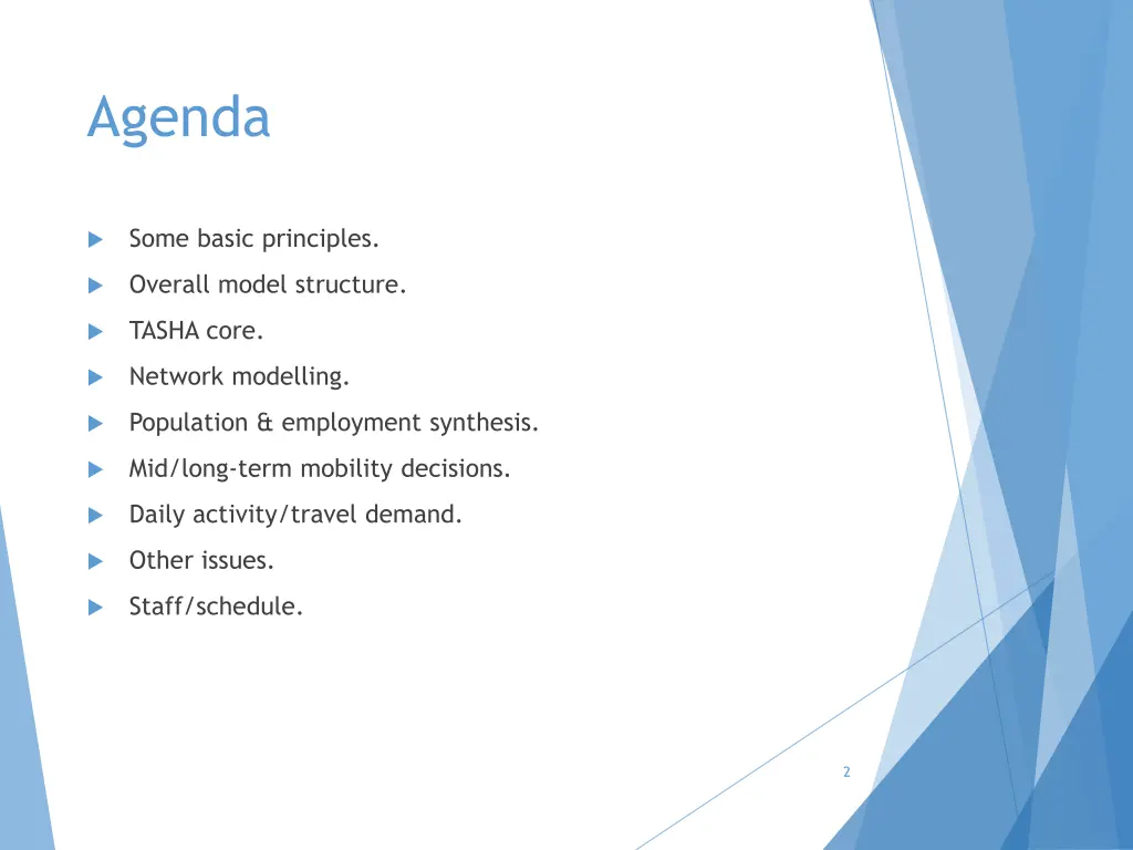 agenda