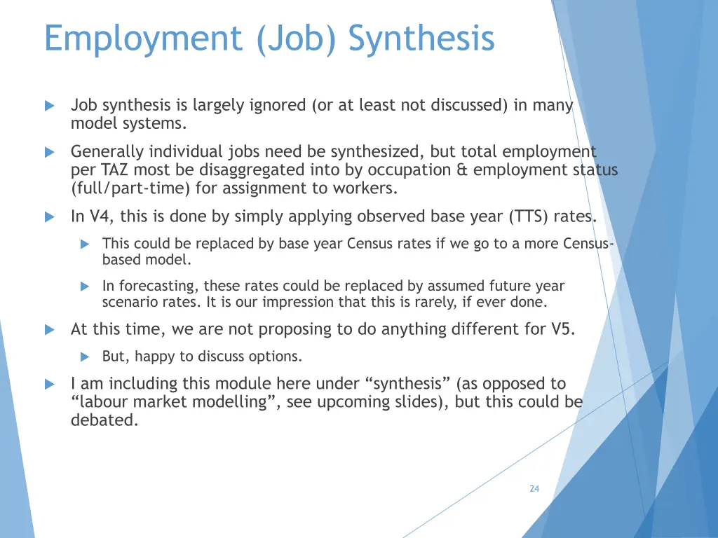 employment job synthesis