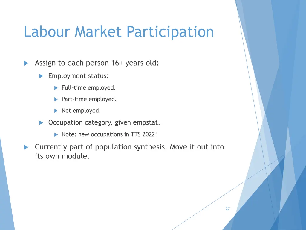labour market participation
