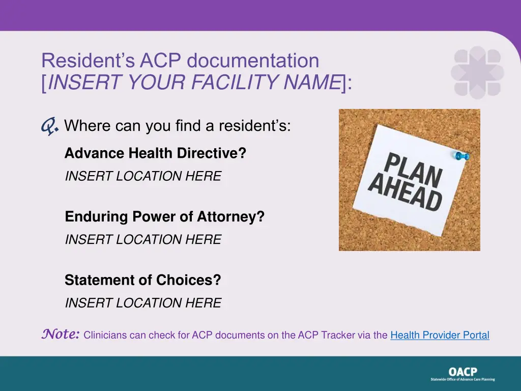 resident s acp documentation insert your facility