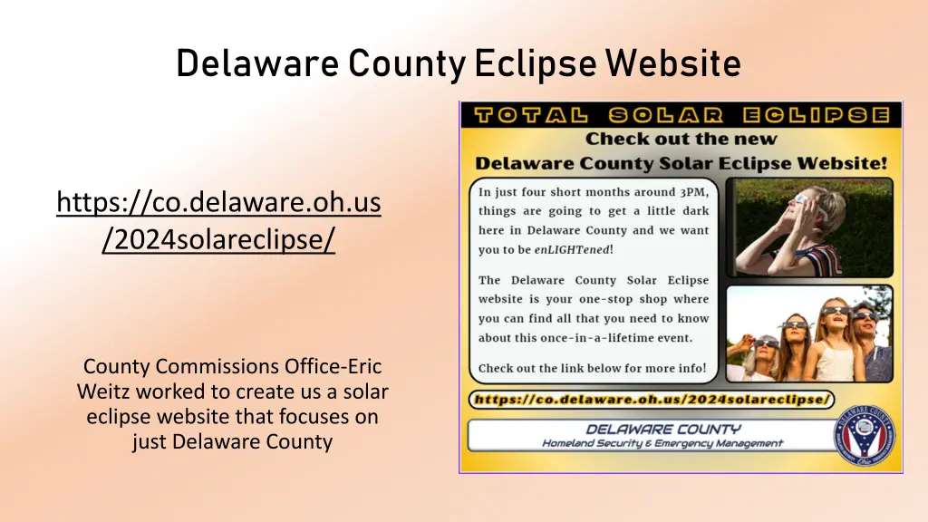 delaware county eclipse website