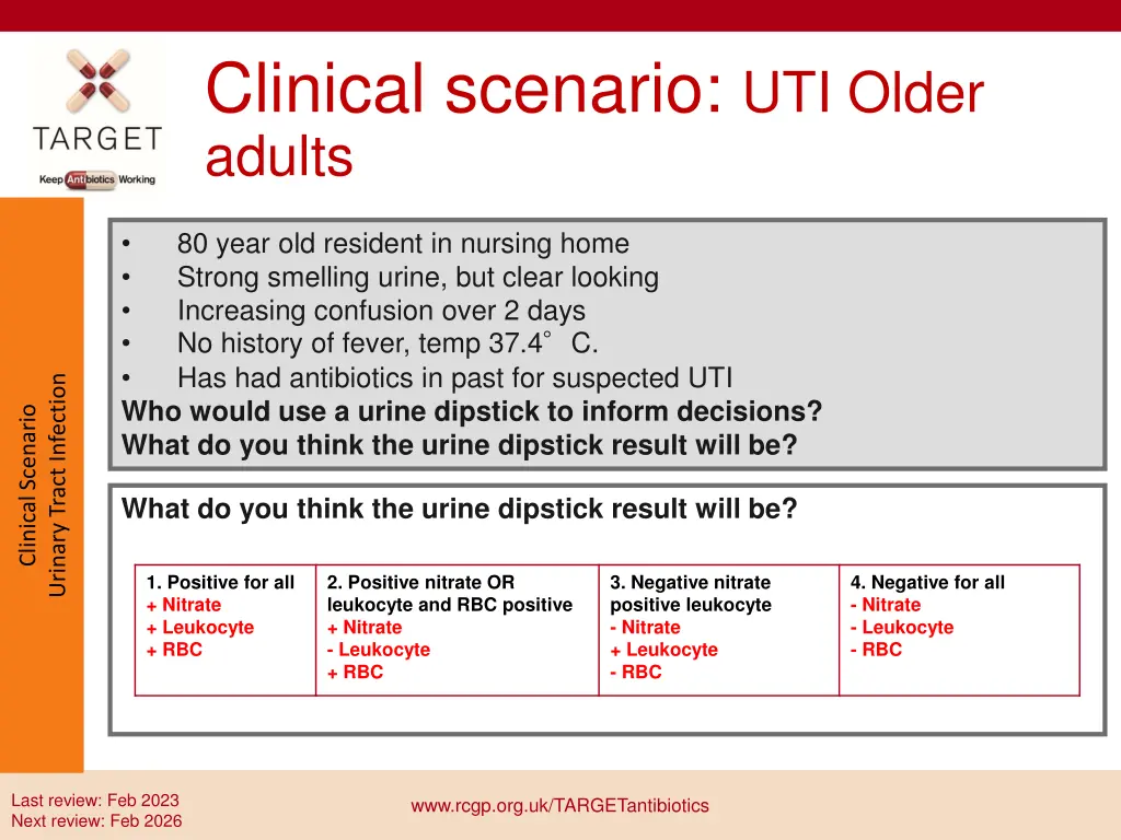 clinical scenario uti older adults 1