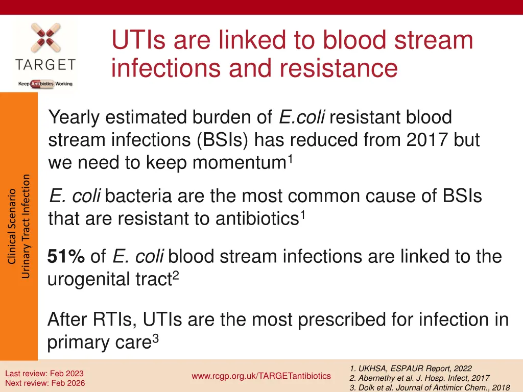 utis are linked to blood stream infections