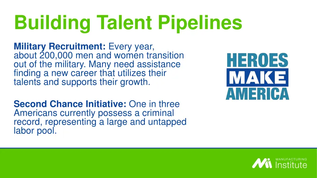 building talent pipelines
