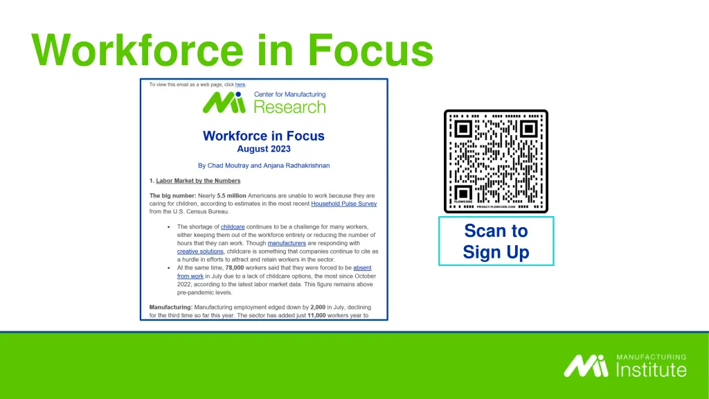 workforce in focus