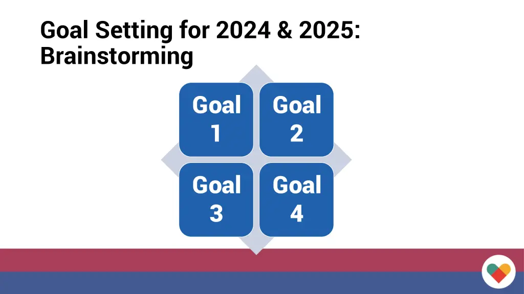 goal setting for 2024 2025 brainstorming