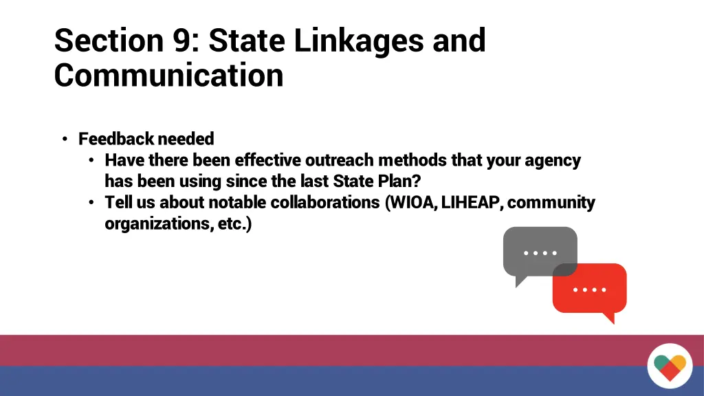 section 9 state linkages and communication