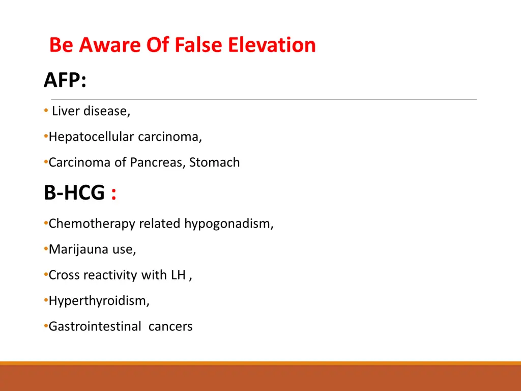 be aware of false elevation