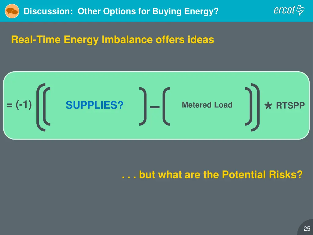 discussion other options for buying energy