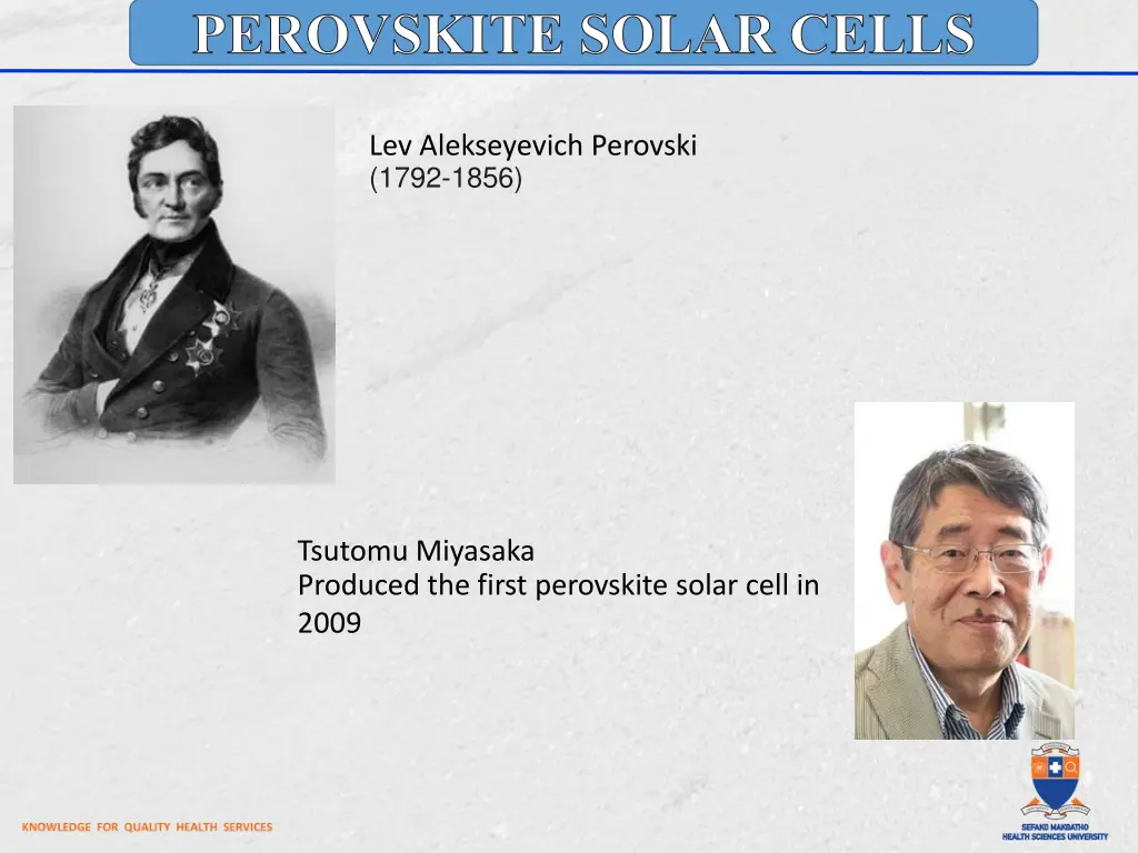 perovskite solar cells