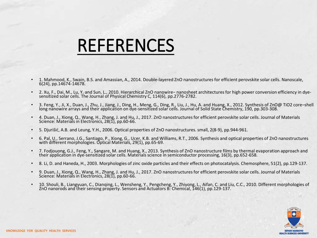 references references