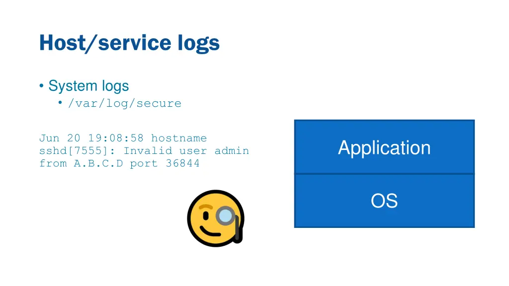 host service logs 12