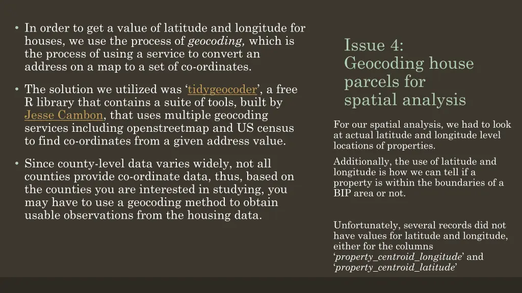 in order to get a value of latitude and longitude