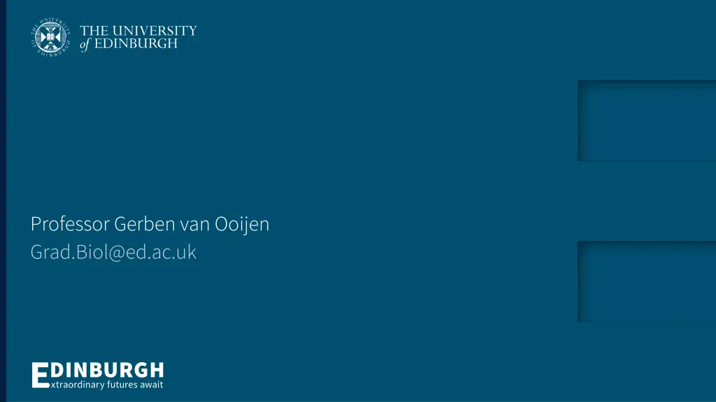 professor gerben van ooijen grad biol@ed ac uk