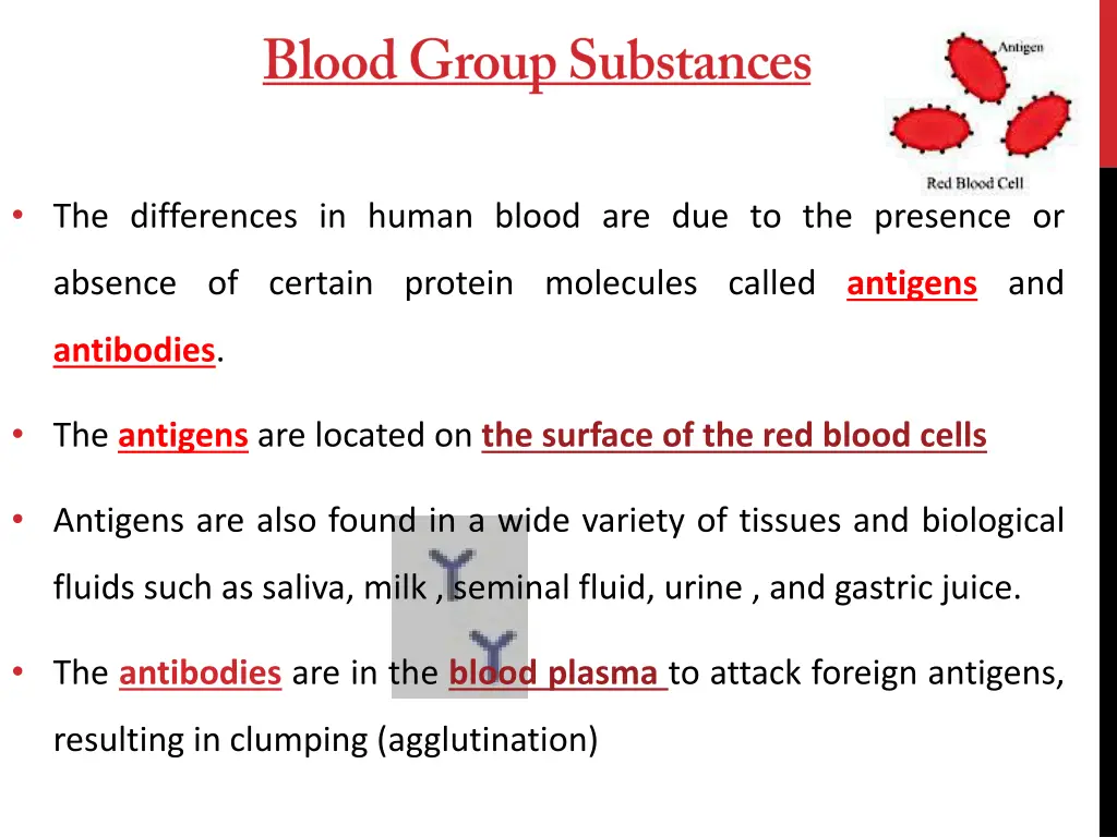 the differences in human blood