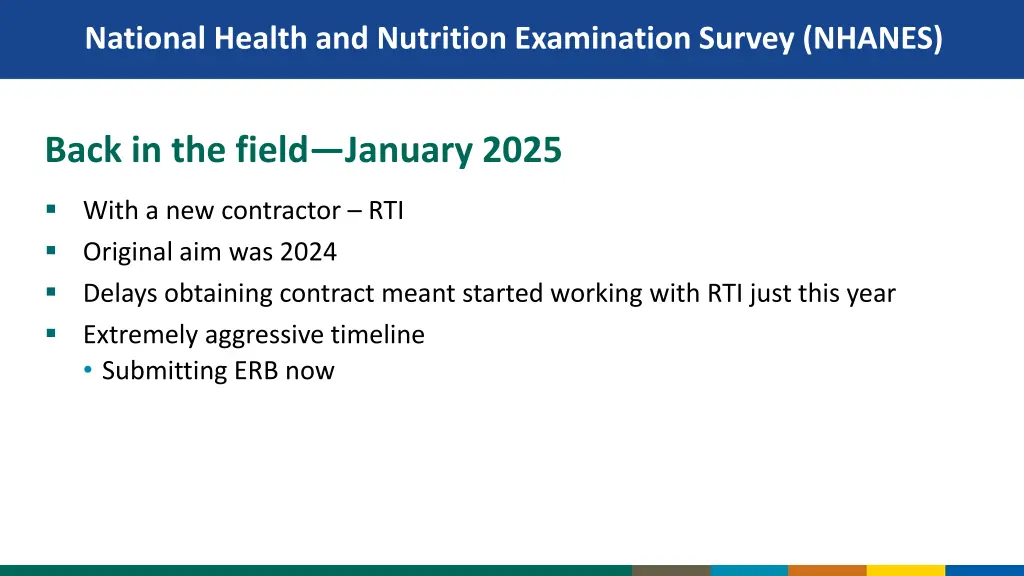 national health and nutrition examination survey 1