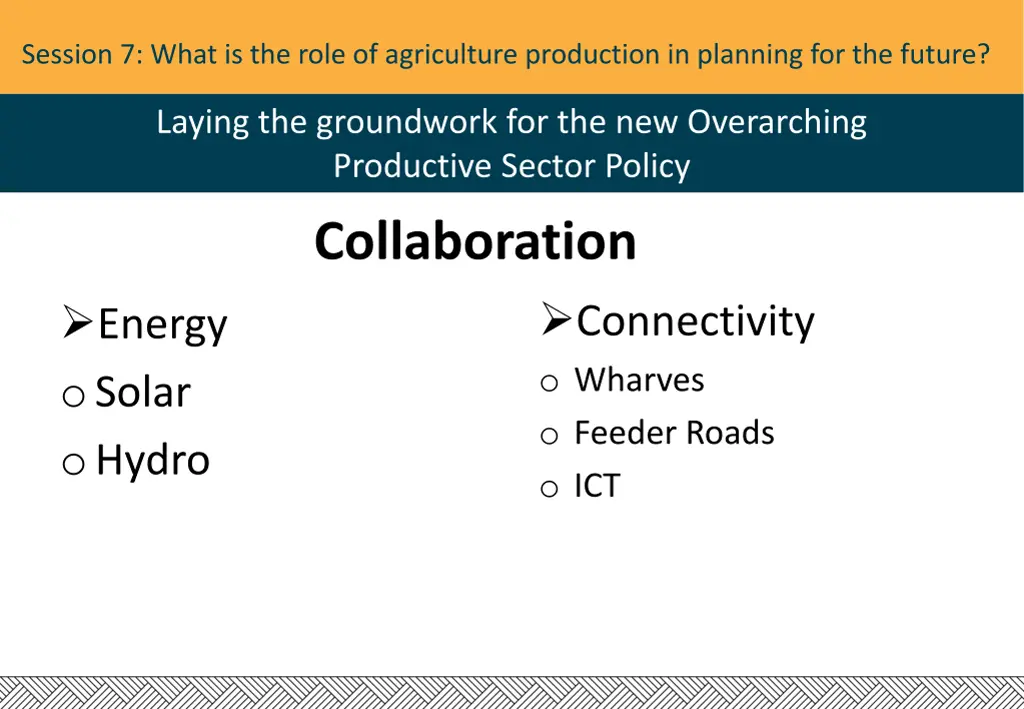 session 7 what is the role of agriculture 5