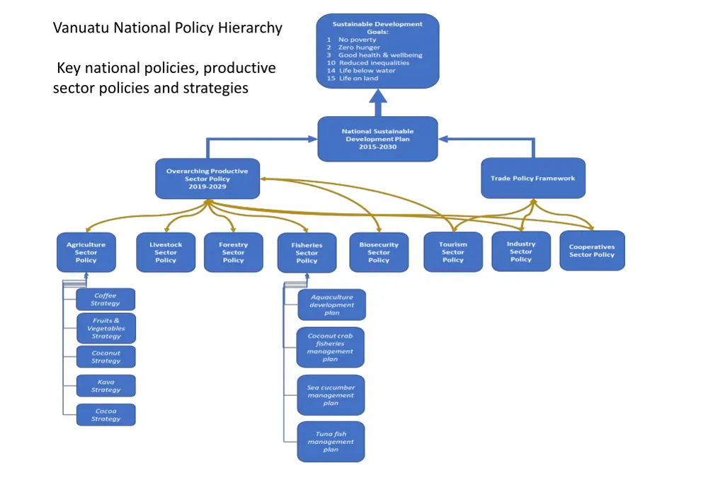 vanuatu national policy hierarchy