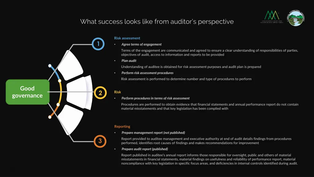 what success looks like from auditor s perspective