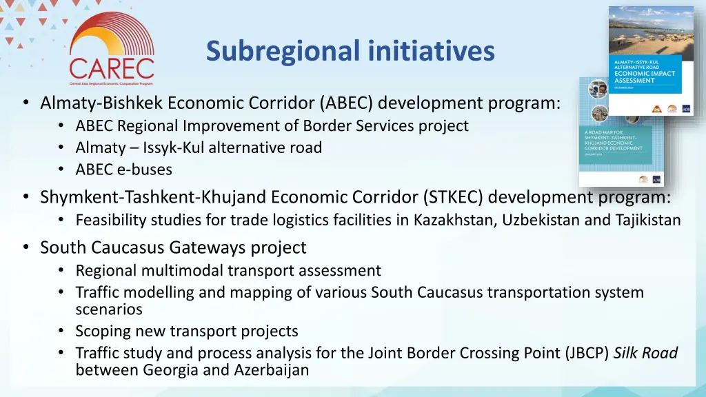 subregional initiatives