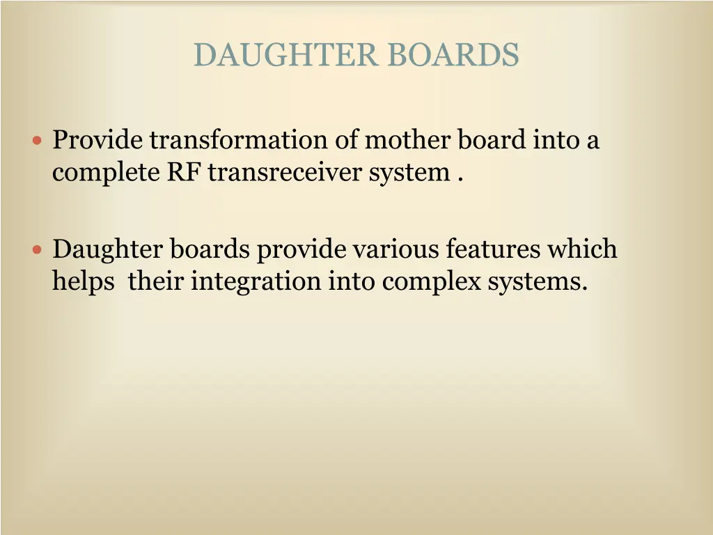 daughter boards