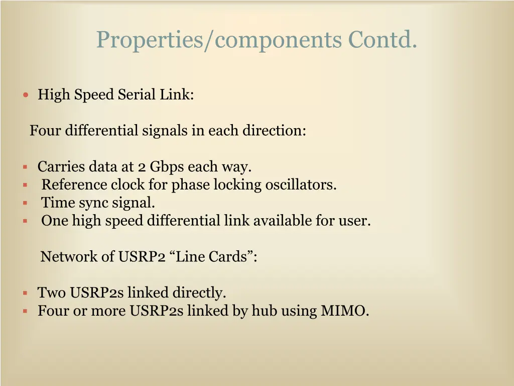 properties components contd 3