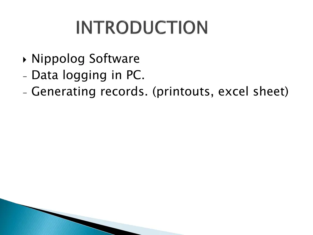 nippolog software data logging in pc generating