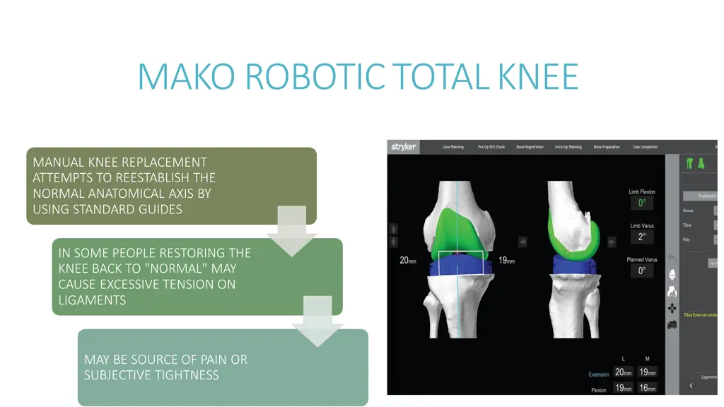 mako robotic total knee