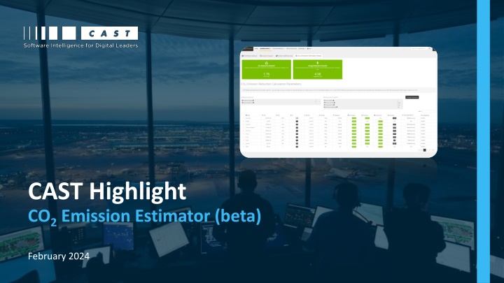 cast highlight co 2 emission estimator beta