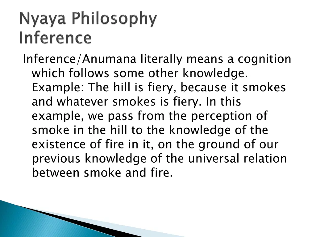 inference anumana literally means a cognition