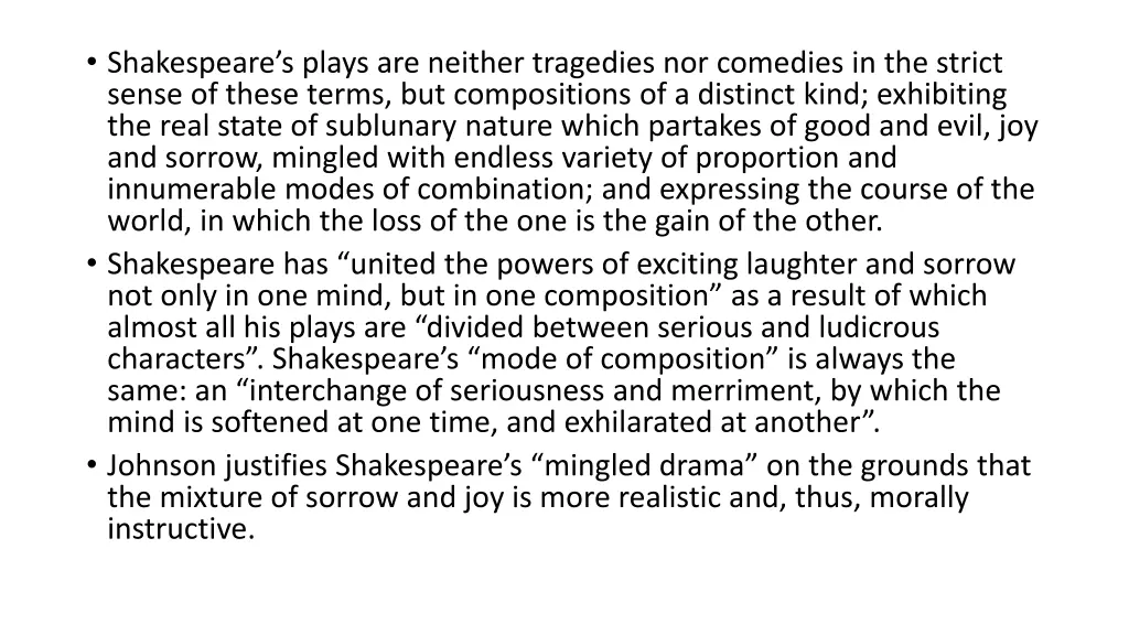 shakespeare s plays are neither tragedies