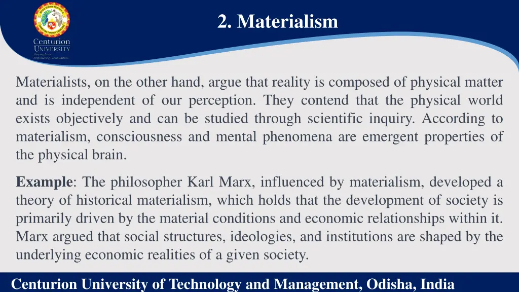 2 materialism