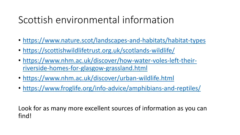 scottish environmental information