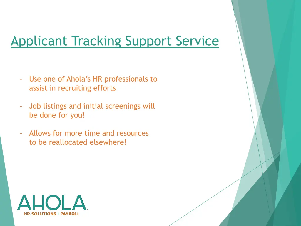 applicant tracking support service